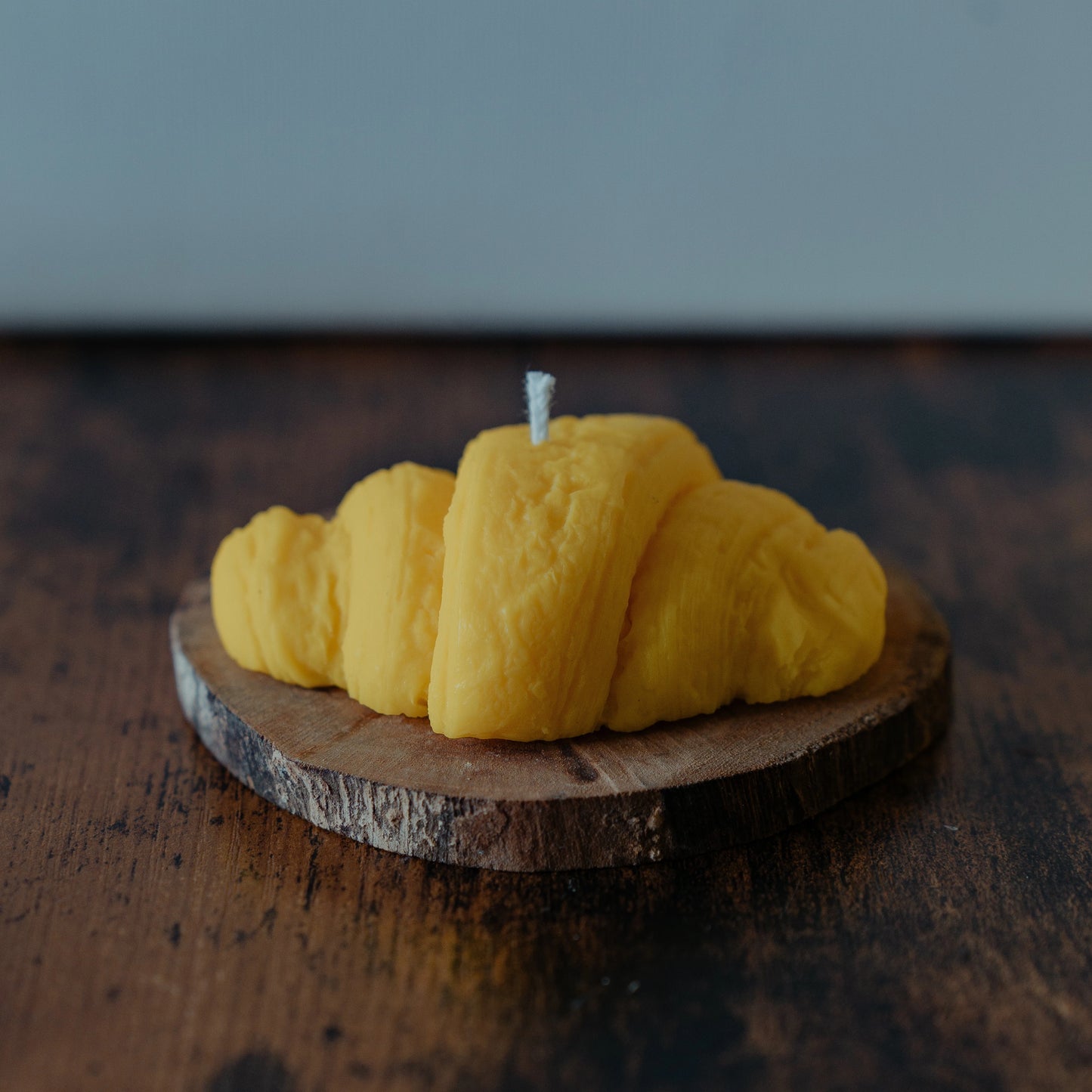 Gele Croissant Kaars