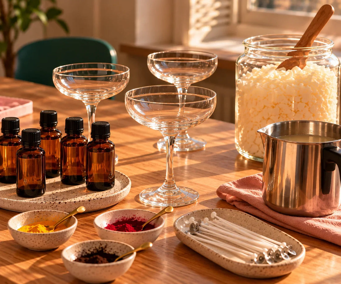 Kerst cocktailkaars workshop in Den Helder: maak je eigen cocktailkaars