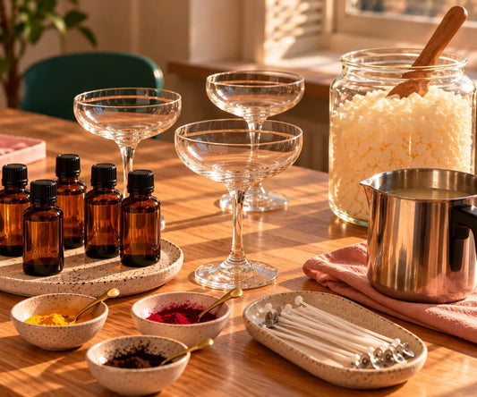 Kerst cocktailkaars workshop in Den Helder: maak je eigen cocktailkaars