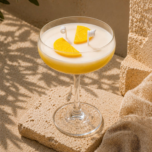 Lemon Meringue Cocktailkaars