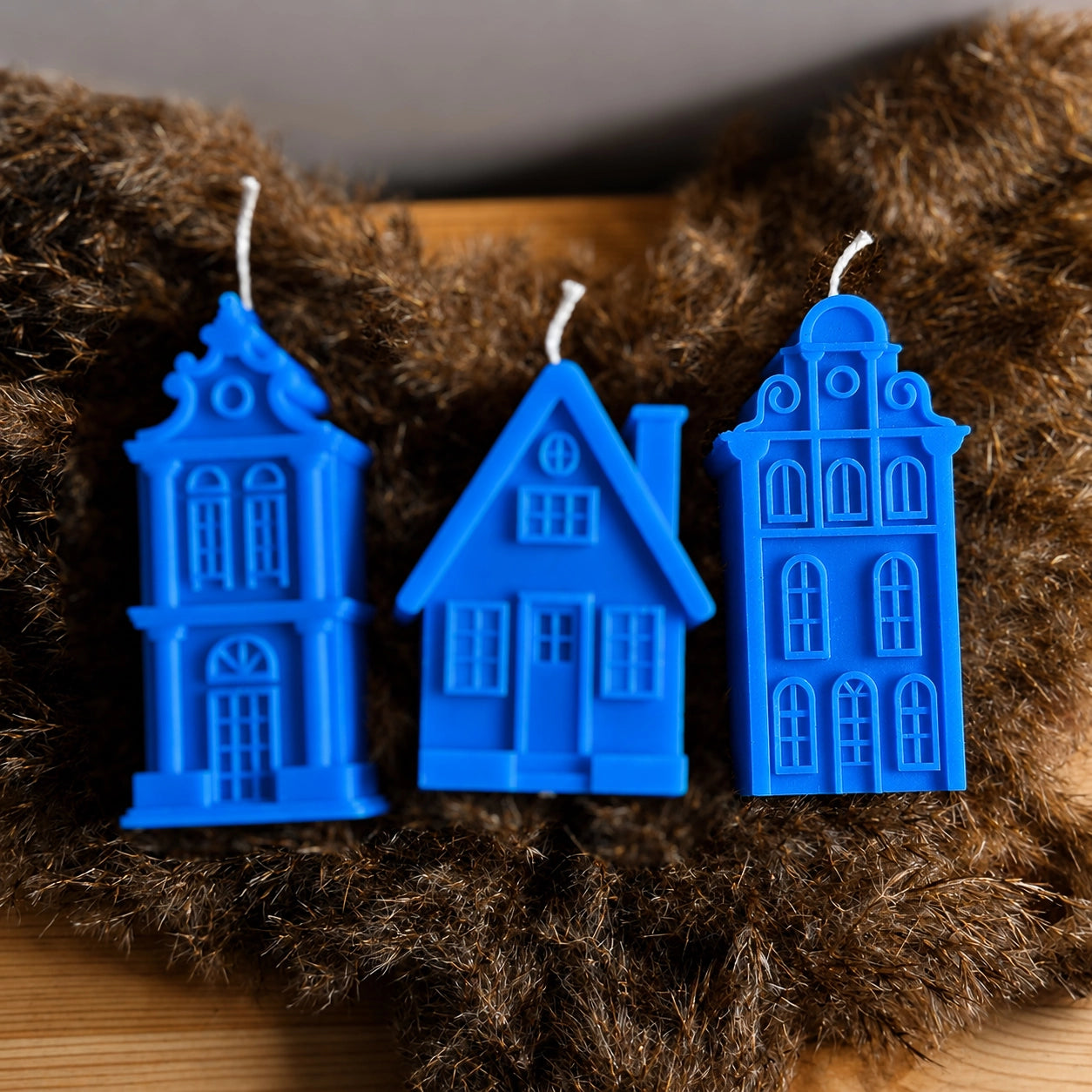 Amsterdams Grachtenhuis Kaars (1 pc)