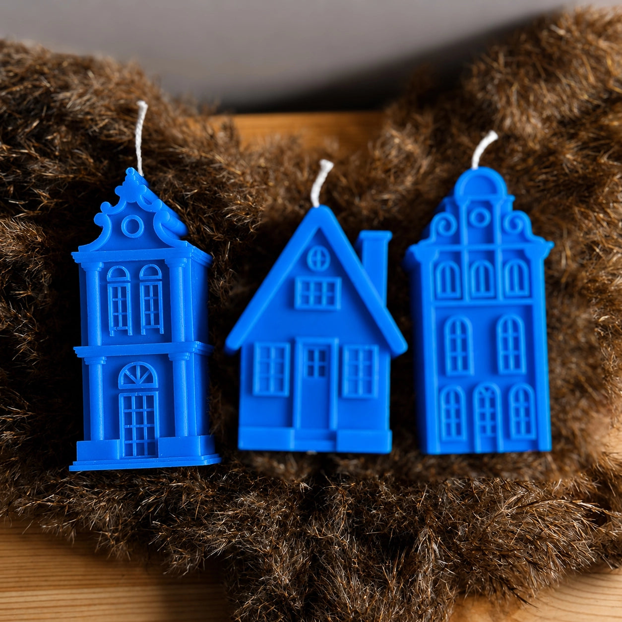 Amsterdams Grachtenhuis Kaars (1 pc)