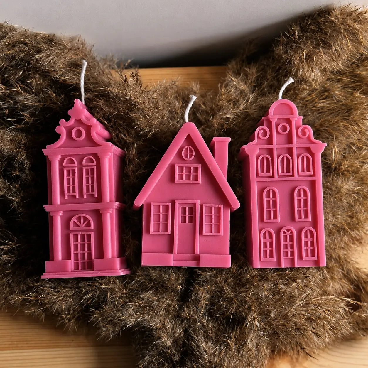 Amsterdams Grachtenhuis Kaarsen (3 pcs)
