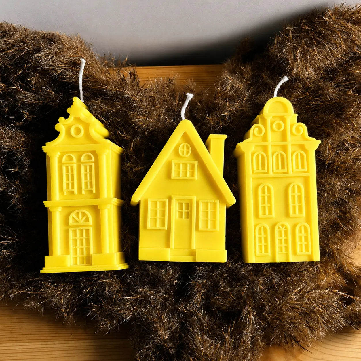 Amsterdams Grachtenhuis Kaarsen (3 pcs)