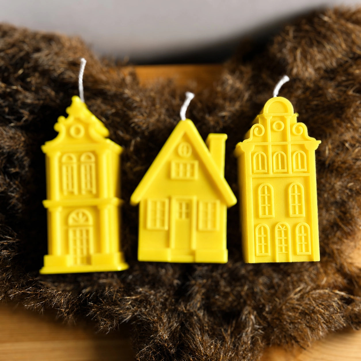 Amsterdams Grachtenhuis Kaars (1 pc)