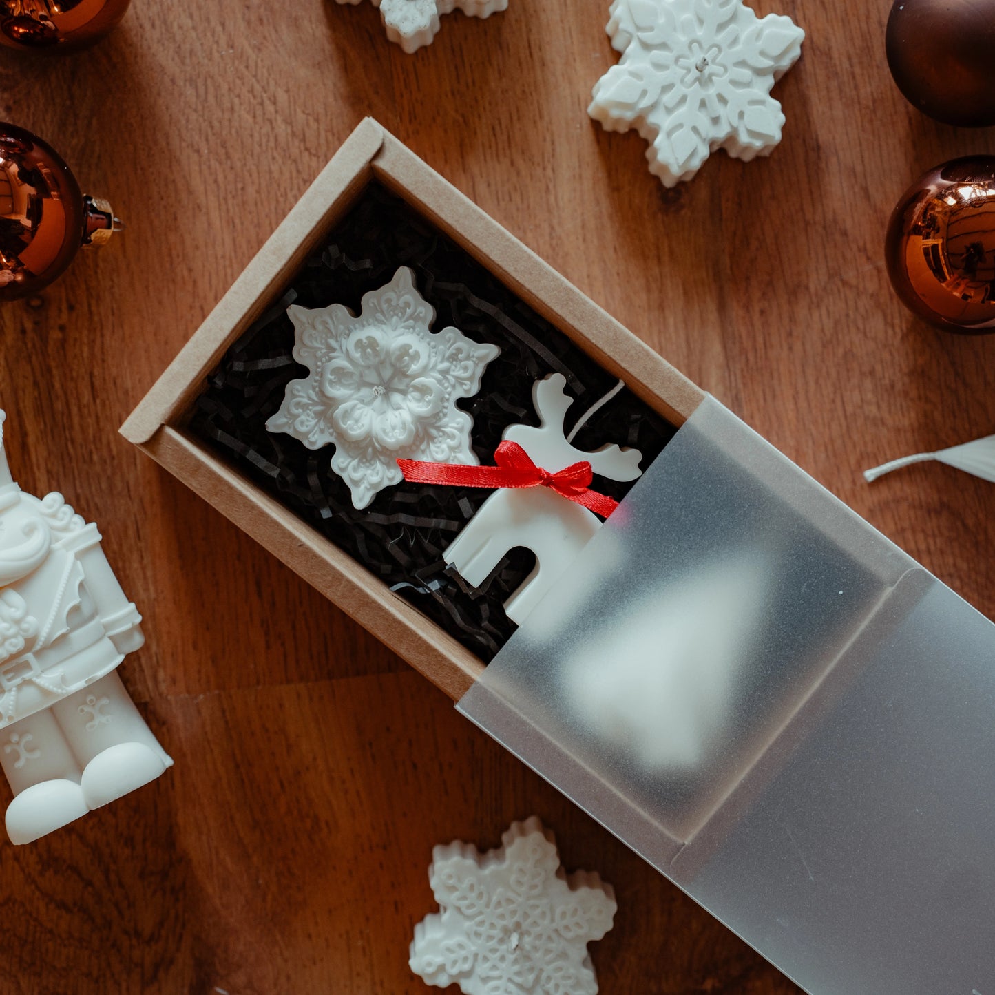 Winter Candle Trio Set