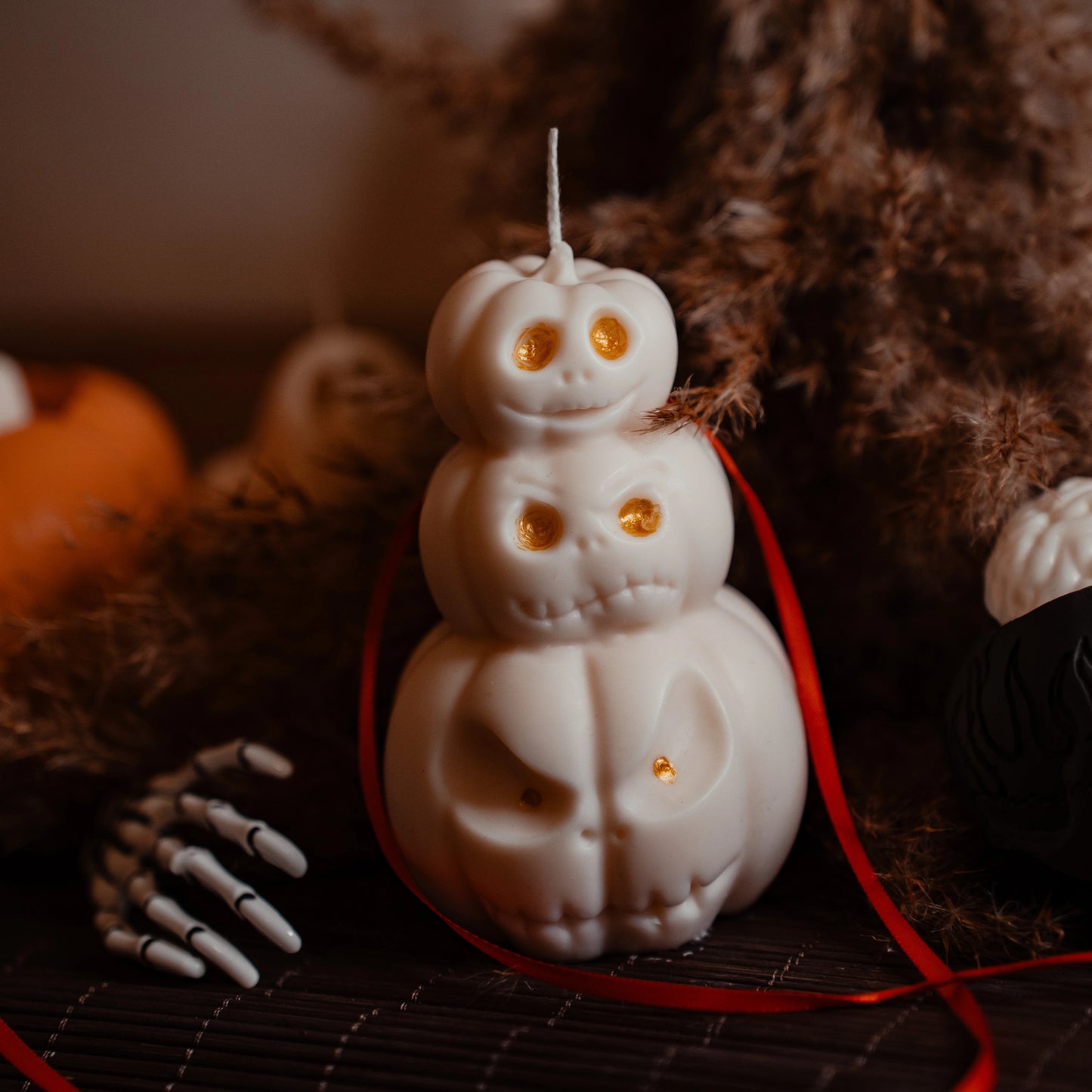 Halloween Pumpkin Candle