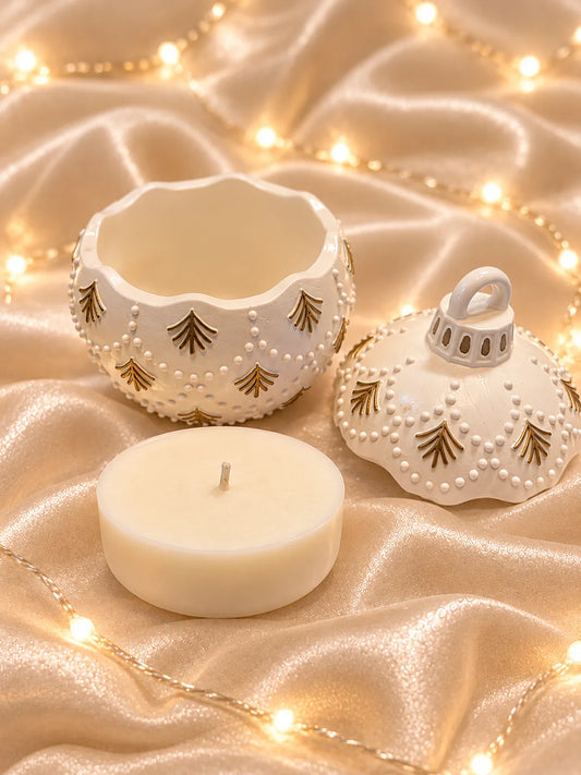 Kaarsnavulling voor Luxe Kerstbal Kaars