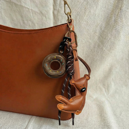 Keychain Sleepy Brown Bear