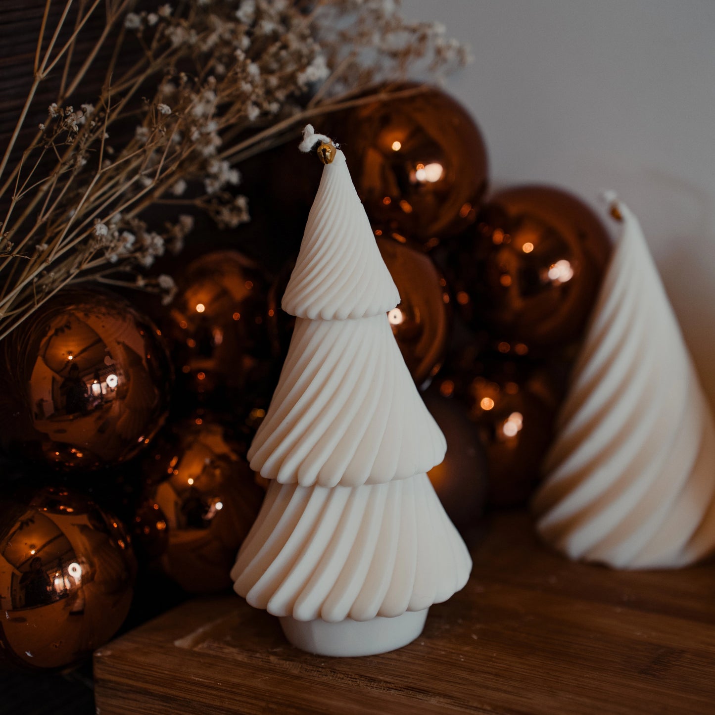 Layered Christmas Tree Candle